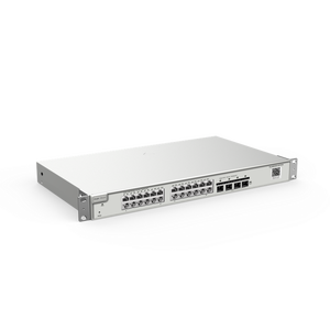 RG-NBS3200-24GT4XS Commutateur Ethernet géré L2 L3 24 ports 10G Uplink SFP montable en rack pour les réseaux d'entreprise, de vidéosurveillance et de campus - Product Image 1