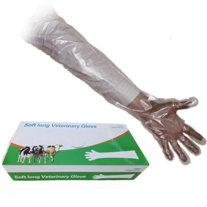Guantes de plástico largos desechables de fábrica para inseminación veterinaria - Product Image 5