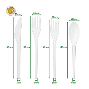 أوانٍ كبيرة للاستعمال مرة واحدة من OOLIMA الأكثر مبيعًا 6-7 بوصة أدوات مائدة كبيرة قابلة للتحلل - Product Image 5
