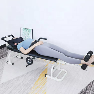 Lit de traction cervicale et lombaire pour physiothérapie, dispositif de correction de la fatigue, étirement corporel, massage manuel, en acier, certifié CE - Product Image 3