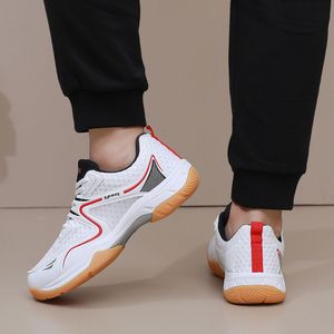 OEM zapatos <span class=keywords><strong>de</strong></span> bádminton blancos profesionales para hombres y mujeres PU Pickleball y zapatos <span class=keywords><strong>de</strong></span> <span class=keywords><strong>balonmano</strong></span> con forro <span class=keywords><strong>de</strong></span> malla para deportes <span class=keywords><strong>de</strong></span> verano - Product Image 4