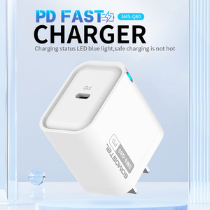 Bán Buôn EU Chúng Tôi Cargador 20W Nhanh Chóng Sạc Điện Thoại Di Động Loại C Sạc Cho Iphone 17 Không Khí Cargador Rapido Du Lịch <span class=keywords><strong>Adapter</strong></span> - Product Image 2