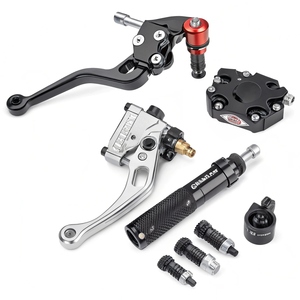 Service d'usinage CNC de précision pour pièces de moto, levier de frein en aluminium, accessoires de maître-cylindre d'embrayage - Product Image 1