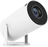 Mini Proyector Inteligente Inalámbrico Portátil Hy300 Pro para Exteriores, Android 11, 720p, LCD, 150 Lúmenes, WiFi 6 Dual, Cine en Casa