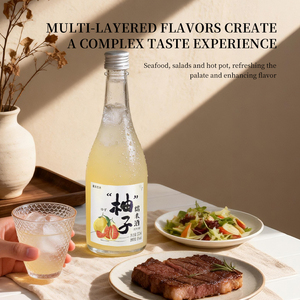 <span class=keywords><strong>Vin</strong></span> de riz au pamplemousse 8% vol 500ml, saveur douce et équilibrée, en bouteille pour bars et restaurants (vente en gros) - Product Image 3