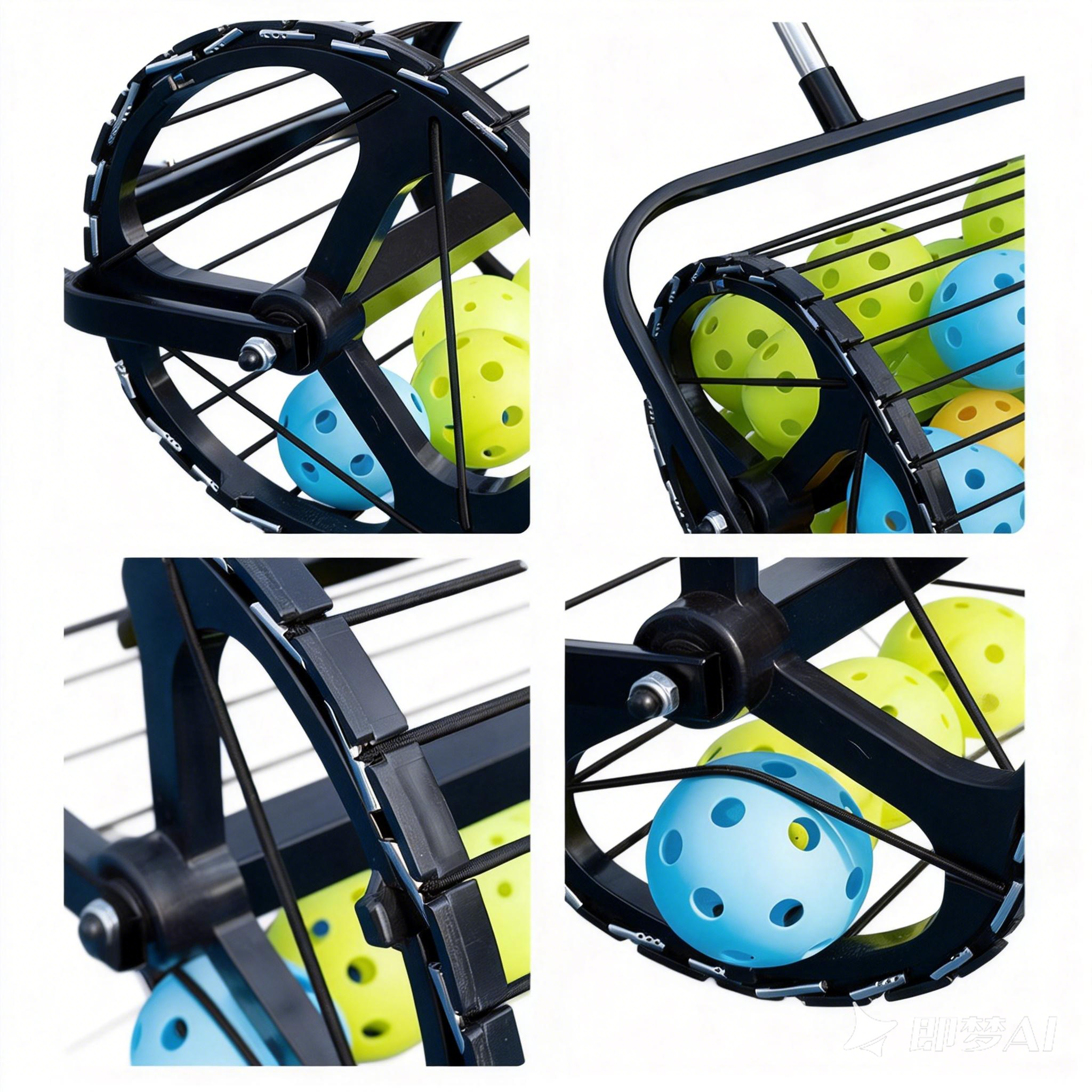 Multi-functional Honeycomb Core Portable Sports Ball Picker for Pickleball Tennis & Table Tennis-Training & Entertainment Use