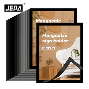 Porte-panneaux magnétique auto-adhésif réutilisable A4 A5 A6, cadres photo magnétiques pour l'<span class=keywords><strong>immobilier</strong></span>, les magasins, les entrepôts, les murs en verre et en carrelage - Product Image 3