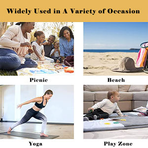 <span class=keywords><strong>Couverture</strong></span> de pique-nique extérieure imperméable pliable sans sable personnalisée pour le camping de voyage - Product Image 6