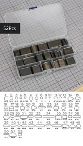 طقم أدوات لتقطيع الهواتف, طقم أدوات لتقطيع الجوفاء بثقب واحد على شكل حرف واحد ، 24/39/52 ، أداة يدوية الصنع من الجلد للحرف اليدوية - Product Image 6