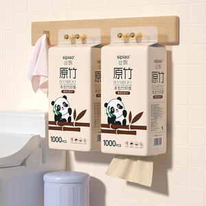 Papel Higiénico Colgante Suave de Diseño Personalizado Premium, 4 Capas de Pulpa de Bambú, Fuerte Absorción, Ecológico y Seguro - Product Image 5