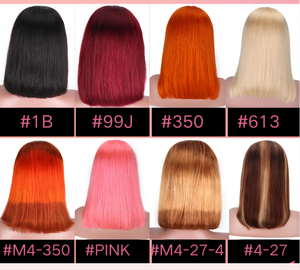 คำสั่งซื้อของฉัน # วิกผมบ๊อบสีดำธรรมชาติ 1B <span class=keywords><strong>ผม</strong></span>แท้บราซิลแบบเรมี่  ตัดแบบมองไม่เห็นรอยต่อ  ถอนขนมาแล้ว  แบบดับเบิ้ลดรอน  ไม่ต้องใช้กาว  วิกใส - Product Image 4