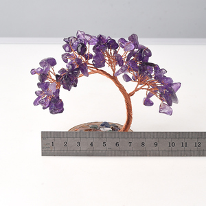 Albero di Quarzo Rosa Naturale Curativo all'Ingrosso, Ghiaia di Cristallo, Artigianato Decorativo Feng Shui per la Casa con Albero a Coda di Fenice - Product Image 5