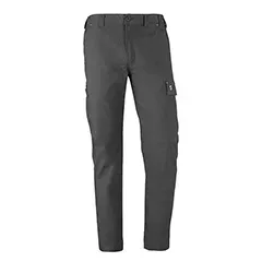 Pantaloni da Lavoro - FXC110GY S Cotton Flex - Colore: Grigio - TESSUTO STRETCH con un design a griglia fine che consente una - Product Image 4