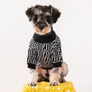 Nom de marque Vêtements d'hiver pour chiens Corée Luxury Pet Apparel Handmade Designer Dog Sweater