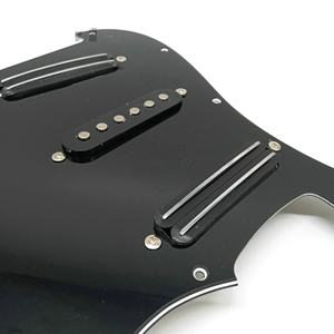 Offre Spéciale pas cher prix haute qualité double Black top guitare classique double top salon en bois plat flottant guitare pont - Product Image 2