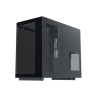 Bonne qualité Mini Fish Tank Design Micro ATX Gaming Case 2 côtés Verre trempé Desktop pc gamer Case