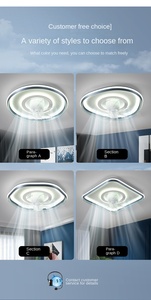 Modern Creative Simple <b>LED</b> <b>Ceiling</b> Fan <b>Light</b> Remote Control ABS Aluminum Copper for Bedroom Dining Room Home Hotel Decoration - Product Image 5