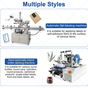Étiqueteuse automatique ORME pour étiquettes avant et arrière, machine à étiquettes électrique pour petits pots en verre de protéines - Product Image 5