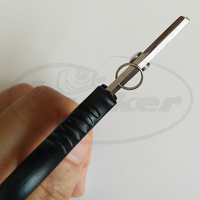 Ciseaux de pêche multifonctionnels en acier inoxydable haute résistance, coupe-ligne, petit outil à dents de scie pour leurres de pêche en extérieur
