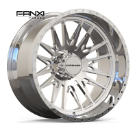 Tiefbett-Offroad-Leichtmetallfelge, einzeln, 20, 22, 24, 26, 28, 30 Zoll, geschmiedet für Ford, GMC, RAM, Toyota, Dodge, GMC 8x6.5 Autofelgen