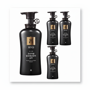 Shampoo Liquido Premium Chouibang 490ml Ryeo per il Trattamento della Caduta dei Capelli, Confezione da 4 con Sconto - Product Image 1