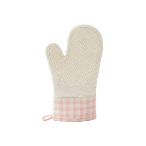 Heat Resistant Silicone Oven Mitts 26cm Thickened For Kitchen <b>Microwave</b> Oven Use - Product Image 5
