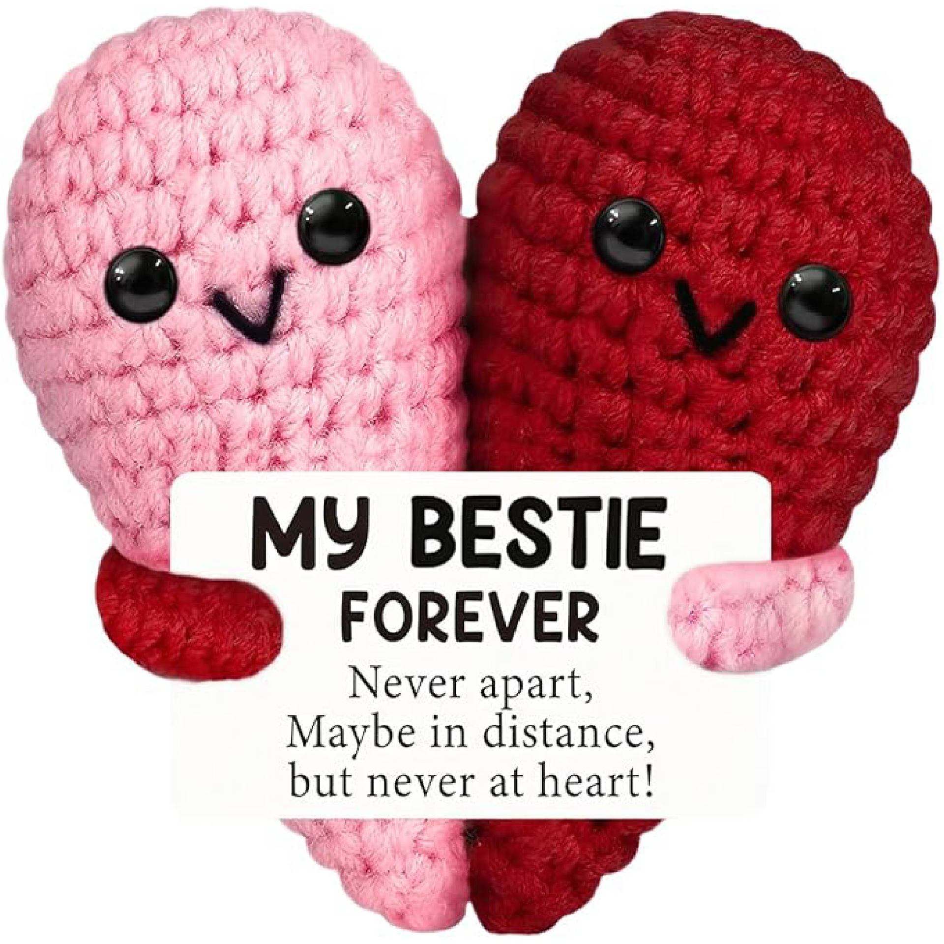 [yarn doll]Pink love heart