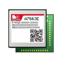 Module cellulaire 4G SIMCom A7663E LTE Cat1 Bis 10 Mbps LCC+LGA Multi-GNSS FOTA USB UART à commande par SMS pour la télématique IoT