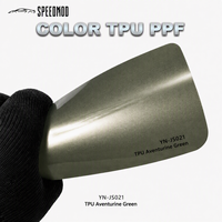 Film de protection de peinture (PPF) SPEEDMOD vert aventurine intégral en TPU 7,5 mil auto-réparant, film de protection de voiture à changement de couleur 1,52 m, vente en gros