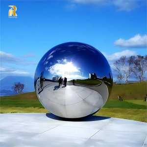 Açık Park manzara için RELONG yüksek kaliteli cilalı büyük paslanmaz çelik topu heykeller - Product Image 6