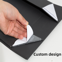 Caja de Papel para Regalo de Cumpleaños, Cosméticos, Juguetes y Ropa de Lujo, con Cierre Magnético Plegable, Impresión de Logotipo Personalizado, Color Gris