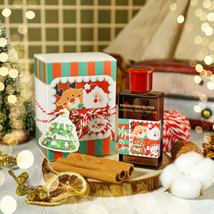 Hermosa Caja de Regalo Navideña para Damas - <span class=keywords><strong>Perfume</strong></span> en Spray de Colonia de Alta Calidad con Aroma Floral de Larga Duración, Tamaño Regular - Product Image 4