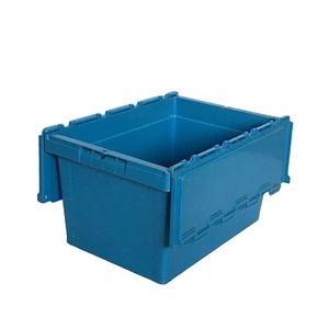 Industrial Attached Lid Plastic Moving Box in Sale