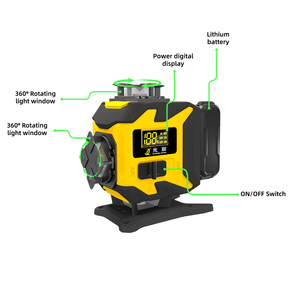 Nivel Láser Rotatorio Autonivelante de Haz Verde de 360 Grados con Pantalla Digital de Cantidad de Energía para Construcción, ¡Gran Venta! - Product Image 2