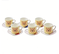 Pop Art Espresso Taza de café turca de cerámica Taza de café Expresso de porcelana 90cc
