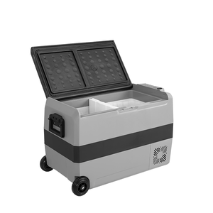 <span class=keywords><strong>Nevera</strong></span> Portátil para Auto Alpicool T50 de 44.4L con Doble Zona, 12v y 24v, con Compresor de CC y <span class=keywords><strong>Ruedas</strong></span> para Camping y Auto - Product Image 1