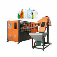 Machine de soufflage automatique à 2 cavités 2200BPH haute productivité pour bouteilles cosmétiques et ménagères en PET/PC/PP, 100ML 500ML