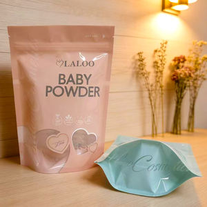 Bolsas con cierre hermético y ventana de diseño personalizado para envasado de cosméticos en polvo con ventana - Product Image 4