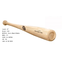 Bâton de baseball en bois avec logo personnalisé d'usine, emballage OEM, joueurs de baseball professionnels, bâton de baseball en bois d'érable pour softball