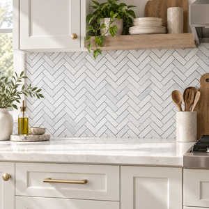 White Marble <b>Mosaic</b> Pattern for Hotel and School Use Modern Design - Product Image 5