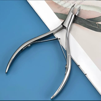 Coupe-ongles professionnel en acier inoxydable à tête ronde JM pour les doigts