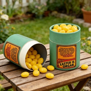 Recyclable New Design Candy Jar Food Grade Paper Tube Packaging with Foil Seal Snack Food Tin Tea Coffee <b>Box</b> - Product Image 1