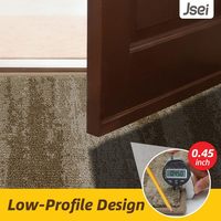 Tapis de porte antidérapants Dirt Trapper Tapis de sol de bienvenue lavable Tapis de porte absorbant à profil bas pour chaussures boueuses et humides