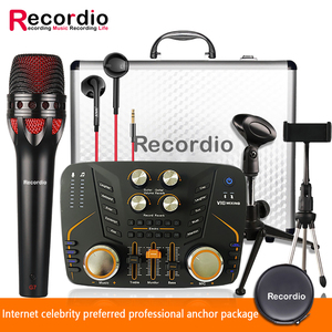GAM-900 Nouvel équipement professionnel : Kit complet de <span class=keywords><strong>studio</strong></span> d'enregistrement avec carte son et micro à condensateur pour diffusion en direct - Product Image 5