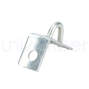 Support mural en acier galvanisé <span class=keywords><strong>avec</strong></span> <span class=keywords><strong>crochet</strong></span> en C pour câble à fibre optique, pince de fixation pour câble de branchement FTTH, ancre combinée et support de <span class=keywords><strong>suspension</strong></span> - Product Image 1
