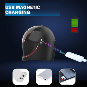 Erkek Seks Oyuncağı Penis Vibratörü, LCD Ekranlı 10 Titreşim Modlu Yetişkin Oyuncağı Erkek Mastürbatörü, 360 °   Sarılmış Glans Oral Seks Eğitimcisi - Product Image 5