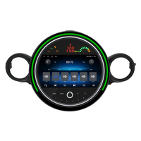 Autorradio de Coche Route con Android y 8 Núcleos para BMW Mini Cooper R56 R60, GPS de 9 Pulgadas con Luz Ambiental y Carplay Inalámbrico