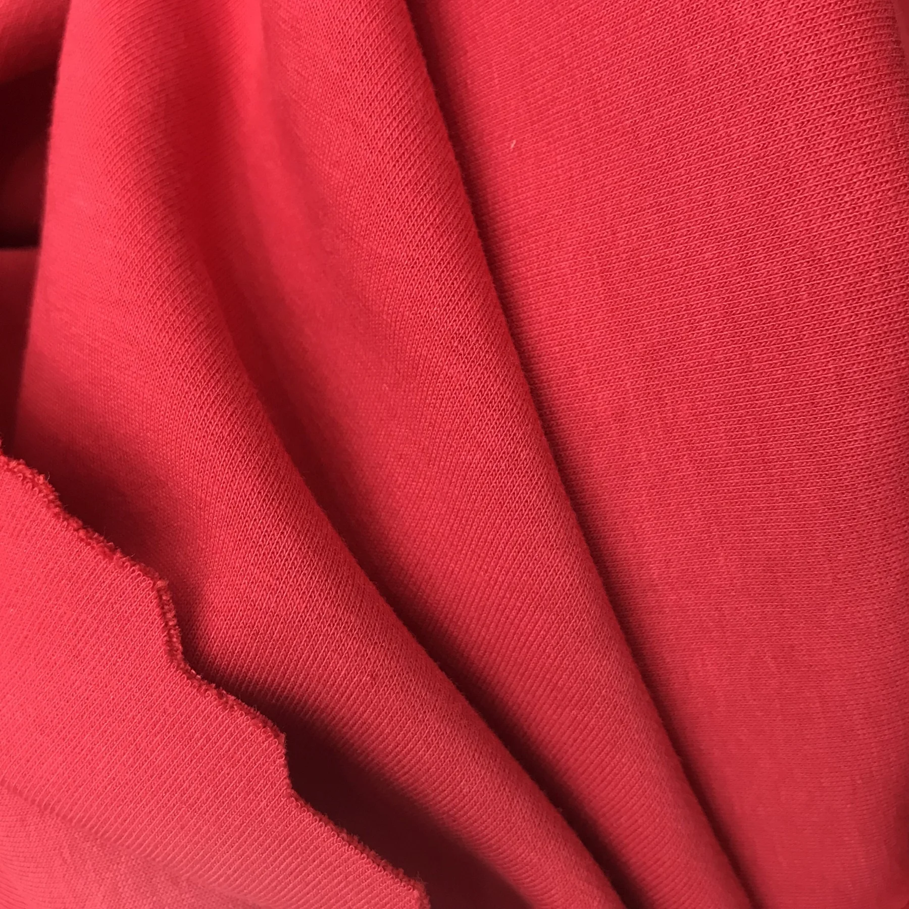 350gsm Spandex çift örgü skuba kumaşı 85% Cotton10 % PE5 % SP