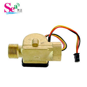 Vente directe d'usine Capteur de débit d'eau à fil interne à 4 points Capteur de débit à effet Hall à impulsions Haute précision - Product Image 2