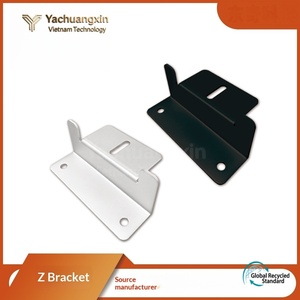 Black Metal <b>Shelf</b> Brackets with Screws 8-Pack for <b>Wall</b> <b>Mounting</b> Hardware Tools - Product Image 5
